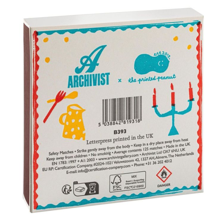 Archivist Gallery Matches Picnic Party lucifers vierkant () - Panache (Koksijde)