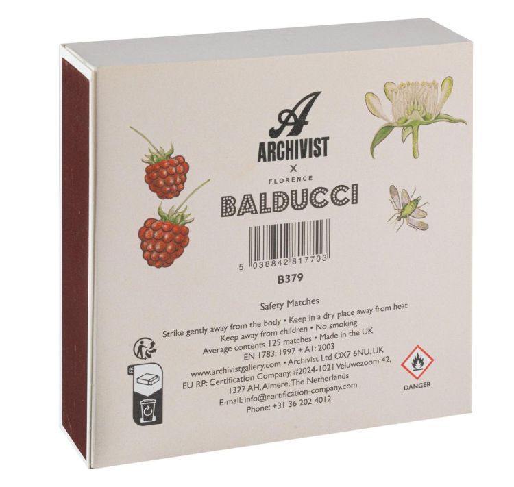 Archivist Gallery Matches Rose Framboise lucifers vierkant () - Panache (Koksijde)