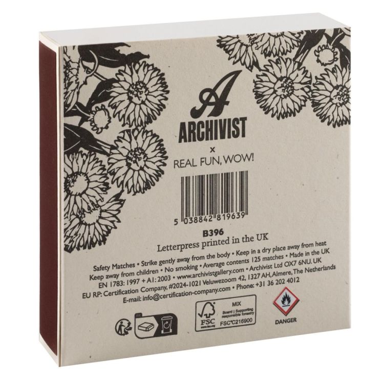 Archivist Gallery Matches Sunflower Fields lucifers vierkant () - Panache (Koksijde)