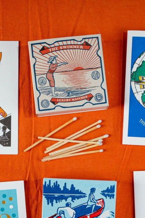Archivist Gallery Matches Allumettes carré () - Panache (Koksijde)