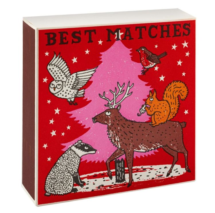 Archivist Gallery Matches Woodland Christmas Tree lucifers vierkant () - Panache (Koksijde)