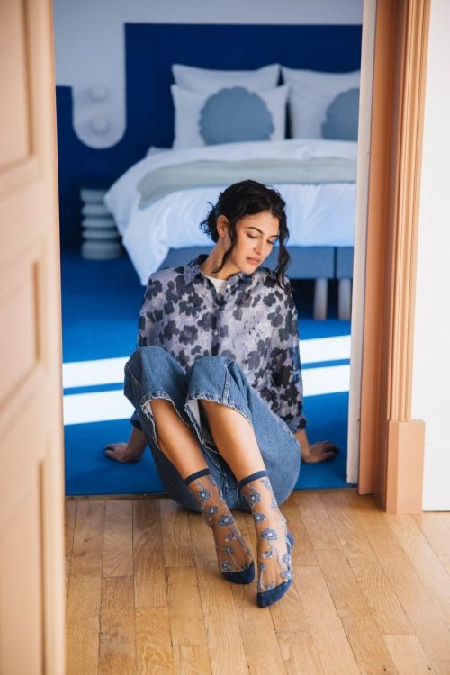 Atelier St Eustache Blomst Denim 36-38 (Denim) - Panache (Koksijde)