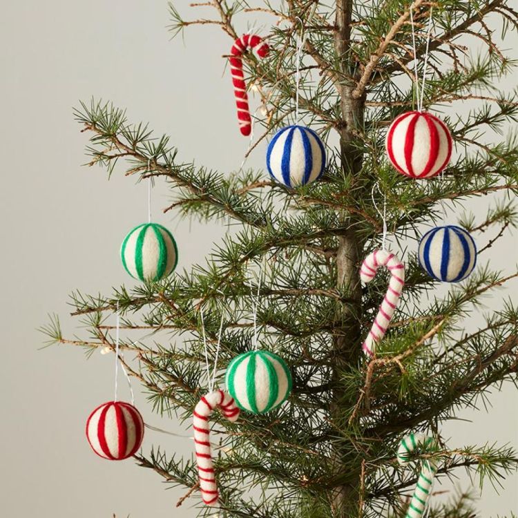Aveva Design Hanging candy-cane (White Red) - Panache (Koksijde)