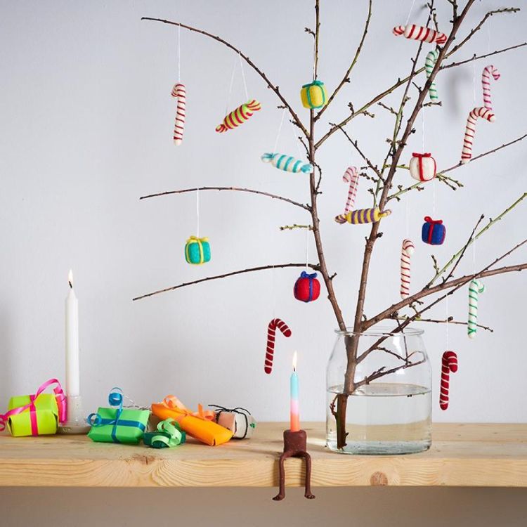 Aveva Design Hanging Cracker (Yellow Purple) - Panache (Koksijde)