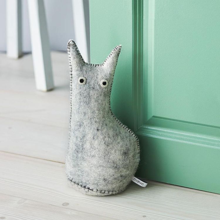 Aveva The Curious Door stop/ bookend (Raw Grey) - Panache (Koksijde)