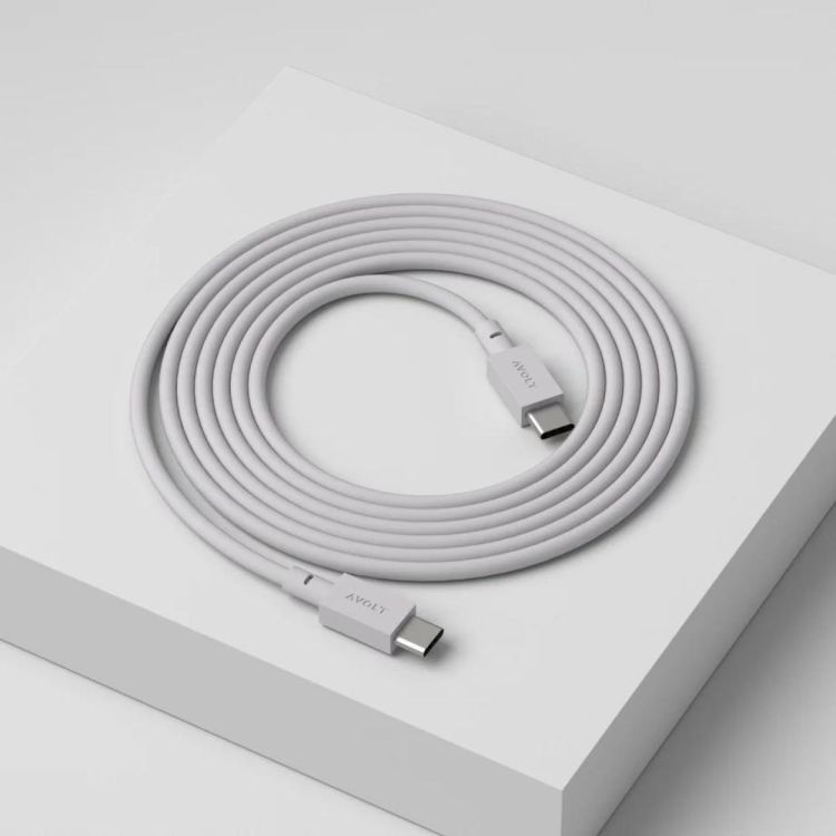 AVOLT Cable 1 USB-C to USB-C 2m Gotland Grey (Gotland Grey) - Panache (Koksijde)