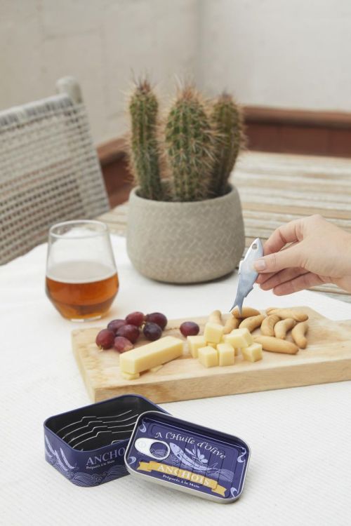 Balvi 6 apero-prikkers Anchois (Blauw) - Panache (Koksijde)