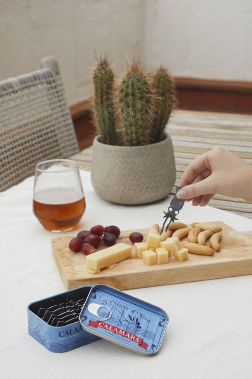 Balvi 6 apero-prikkers Calamars (Blauw) - Panache (Koksijde)