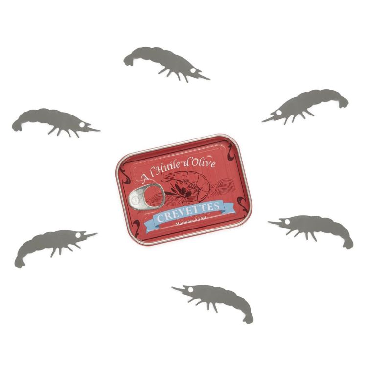 Balvi 6 piques apéro Crevettes (Rood) - Panache (Koksijde)