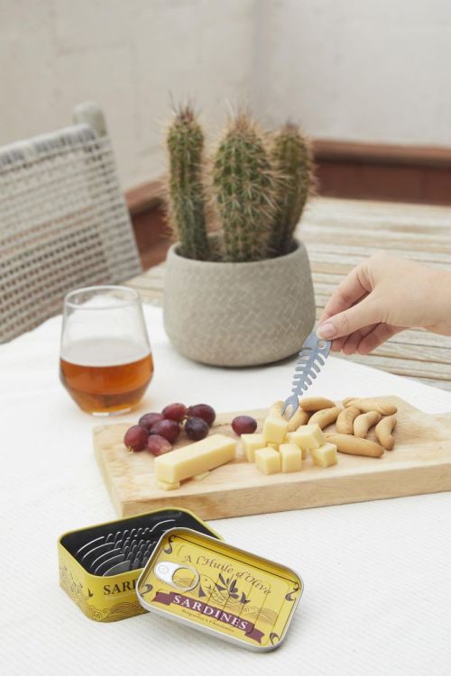 Balvi 6 apero-prikkers Sardines (Geel) - Panache (Koksijde)