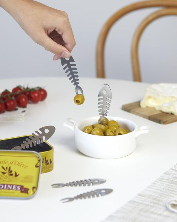 Balvi 6 apero-prikkers Sardines (Geel) - Panache (Koksijde)