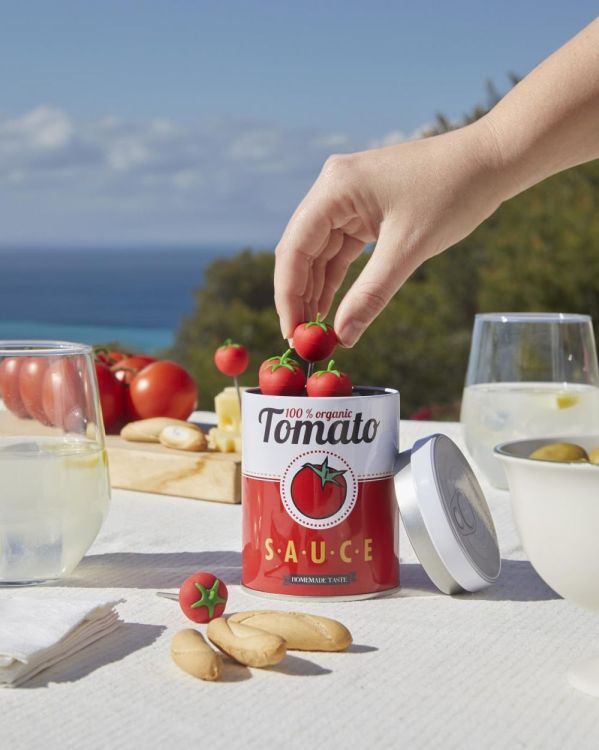 Balvi 6 piques apéro Tomato (Rood) - Panache (Koksijde)