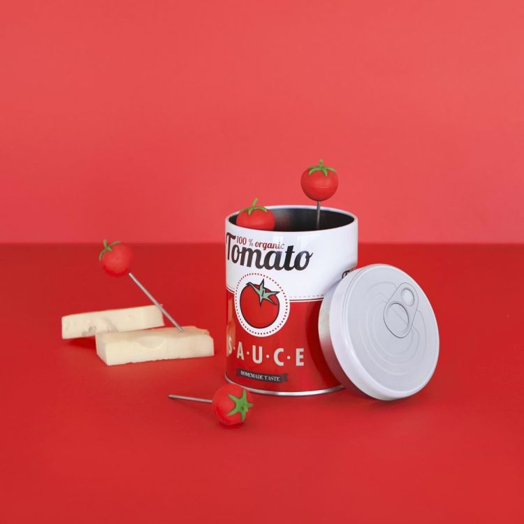 Balvi 6 piques apéro Tomato (Rood) - Panache (Koksijde)