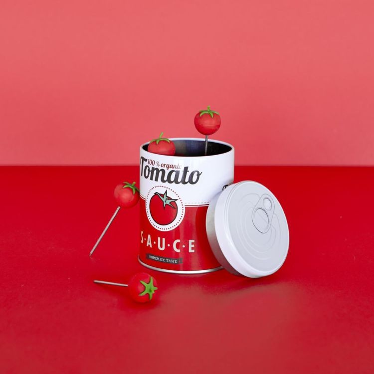 Balvi 6 piques apéro Tomato (Rood) - Panache (Koksijde)