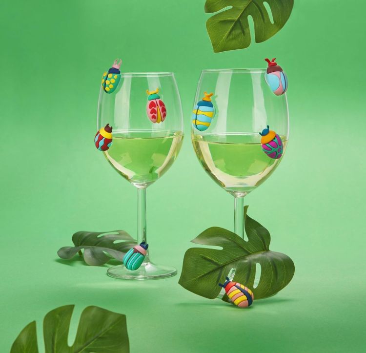 Balvi Glasmarkers kevers 8-delig (Multi) - Panache (Koksijde)