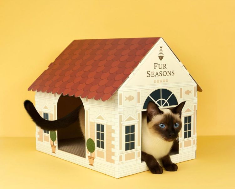 Balvi Maison pour Chat & Griffoir Fur Seasons (Multi) - Panache (Koksijde)