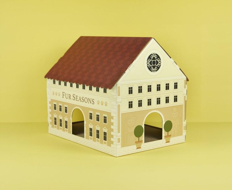 Balvi Maison pour Chat & Griffoir Fur Seasons (Multi) - Panache (Koksijde)