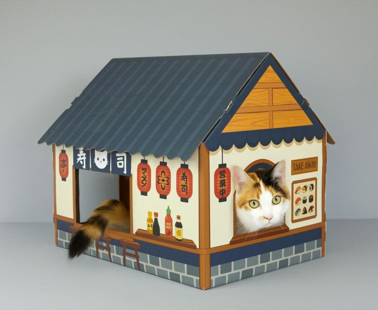 Balvi Maison pour Chat & Griffoir Sushi Bar (Multi) - Panache (Koksijde)