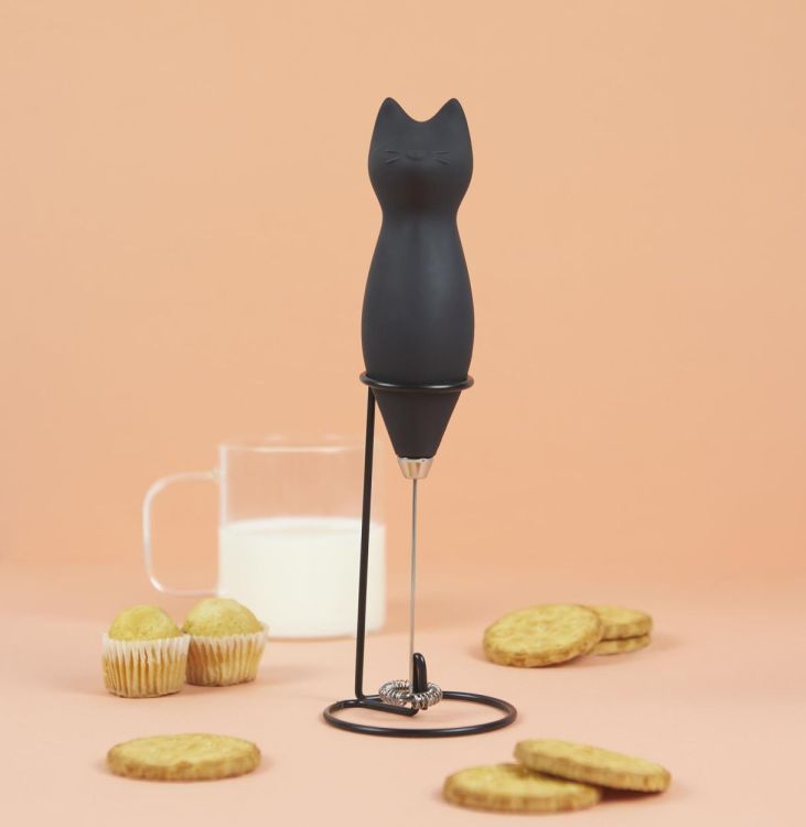 Balvi Mousseur à lait électrique Chat (Zwart) - Panache (Koksijde)