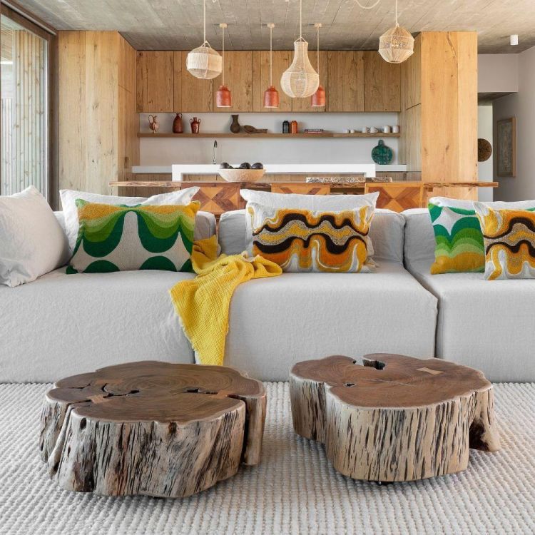 Bed and Philosophy Coussin Cosmo Curcuma 40x60cm + garniture (Curcuma) - Panache (Koksijde)