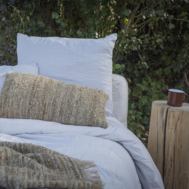 Bed and Philosophy Coussin Gwenn 40x60cm + garniture (Miel) - Panache (Koksijde)