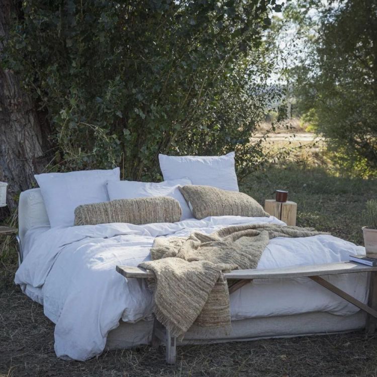 Bed and Philosophy Plaid Garance 106x200cm (Miel) - Panache (Koksijde)