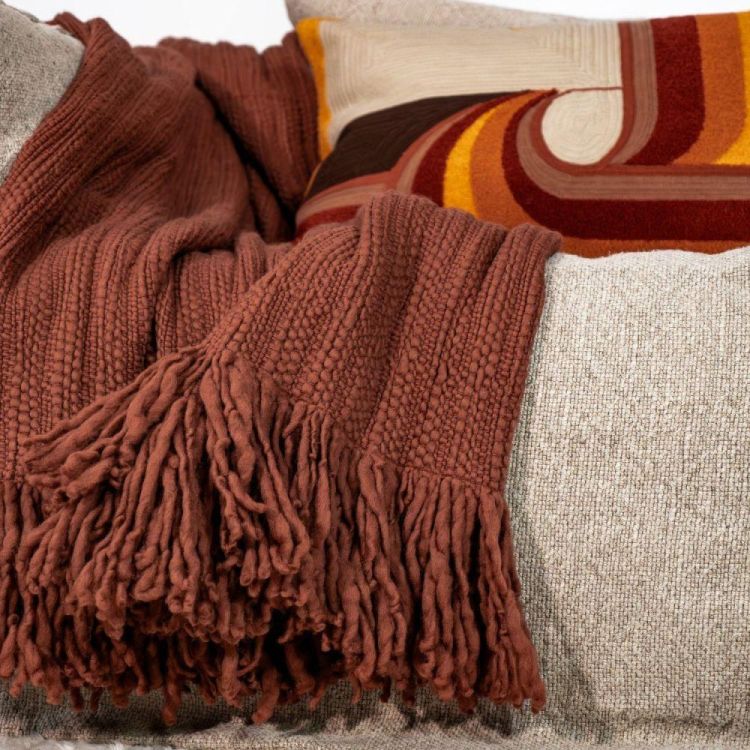 Bed and Philosophy Plaid Murmure Chutney 140x230cm (Chutney) - Panache (Koksijde)