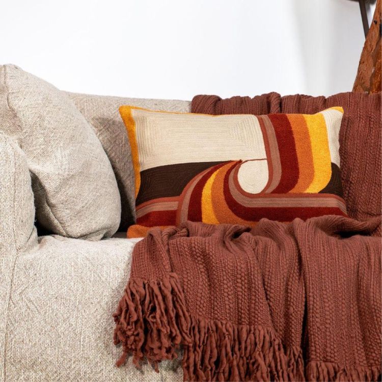 Bed and Philosophy Plaid Murmure Chutney 140x230cm (Chutney) - Panache (Koksijde)