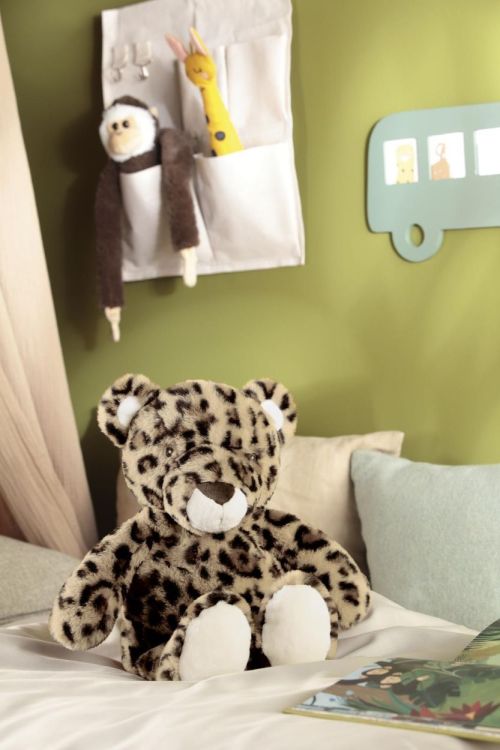 Biederlack Babydeken met knuffel Cleo (Leopard) - Panache (Koksijde)