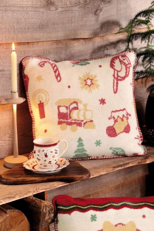 Biederlack Kussen Villeroy & Boch Toy's Delight All over 50x50cm + vulling (Toy's Delight) - Panache (Koksijde)