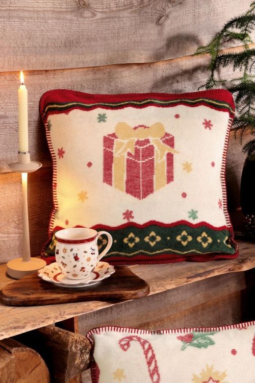 Biederlack Coussin Villeroy & Boch Toy's Delight Present 50x50cm + garnissage (Toy's Delight) - Panache (Koksijde)