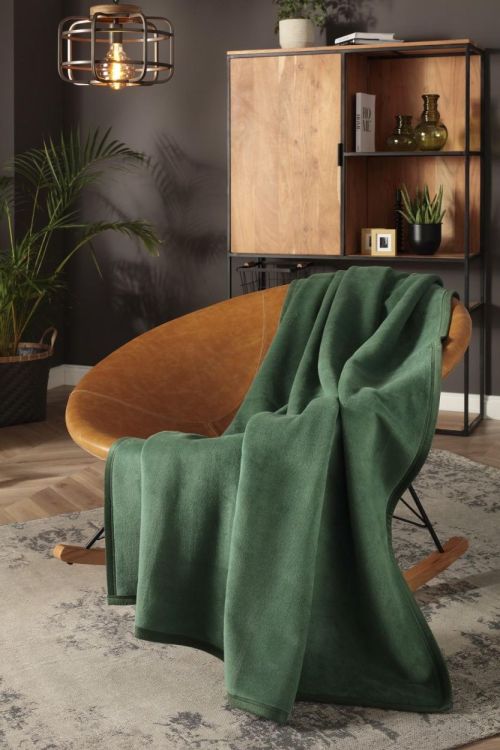 Biederlack Plaid Cotton Sense Alge 150x200cm (Alge) - Panache (Koksijde)