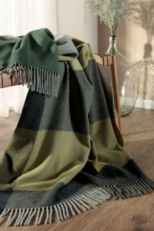 Biederlack Plaid Pleasant Green 130x170cm (Green) - Panache (Koksijde)