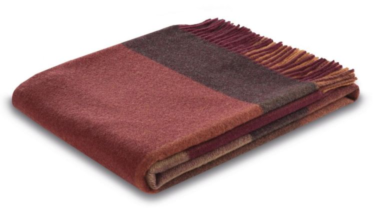 Biederlack Plaid Pleasant Ruby 130x170cm (Ruby) - Panache (Koksijde)