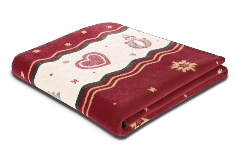Biederlack Plaid Villeroy & Boch Toy's Delight ruby 150x200cm (Toy's Delight) - Panache (Koksijde)