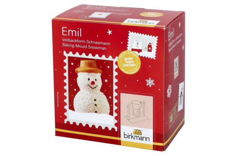 Birkmann Moule à gâteau 3D Bonhomme de neige (Grijs) - Panache (Koksijde)