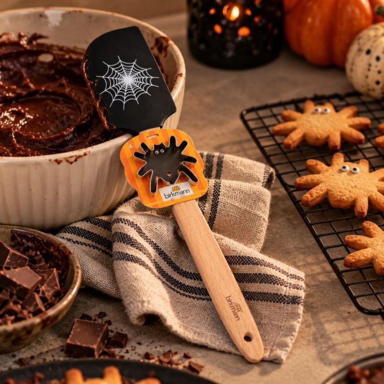 Birkmann Spatule d’Halloween avec emporte-pièce (Zwart) - Panache (Koksijde)