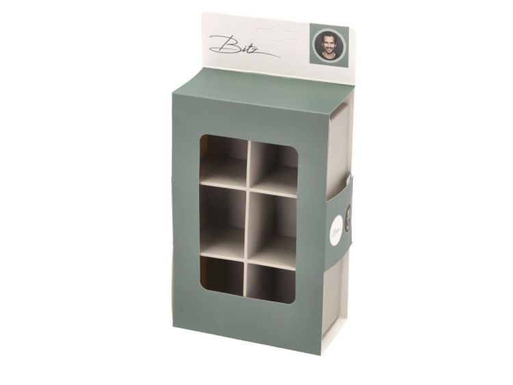 Bitz Ijsblokjesvorm 6 cubes XL (Grey) - Panache (Koksijde)