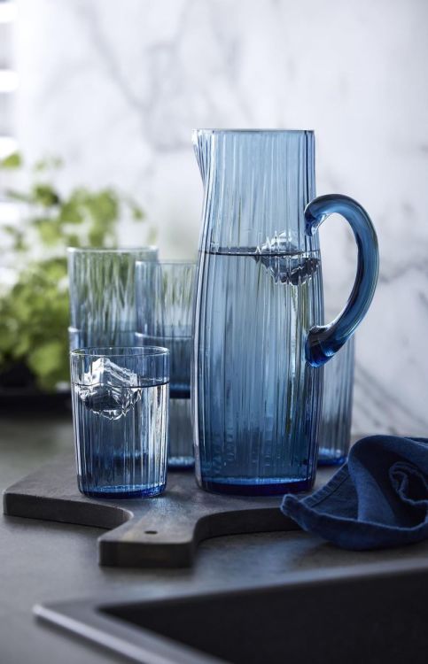 Bitz Set 4 waterglazen 280ml Blue (Blue) - Panache (Koksijde)