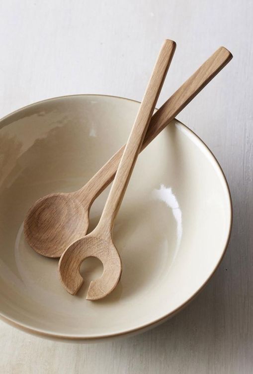 Bitz Couverts à salade en chêne (Oak) - Panache (Koksijde)
