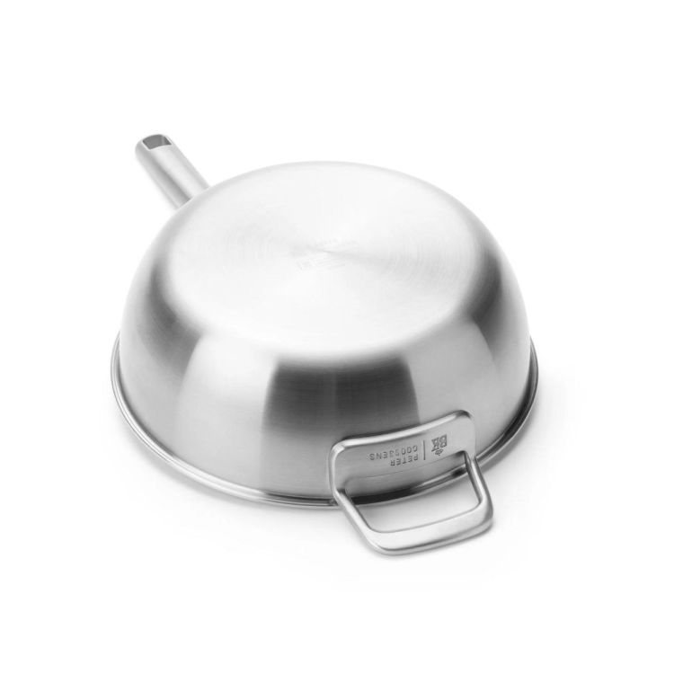 BK Conische sauspan met deksel Maestro 24cm - Peter Goossens (Inox) - Panache (Koksijde)