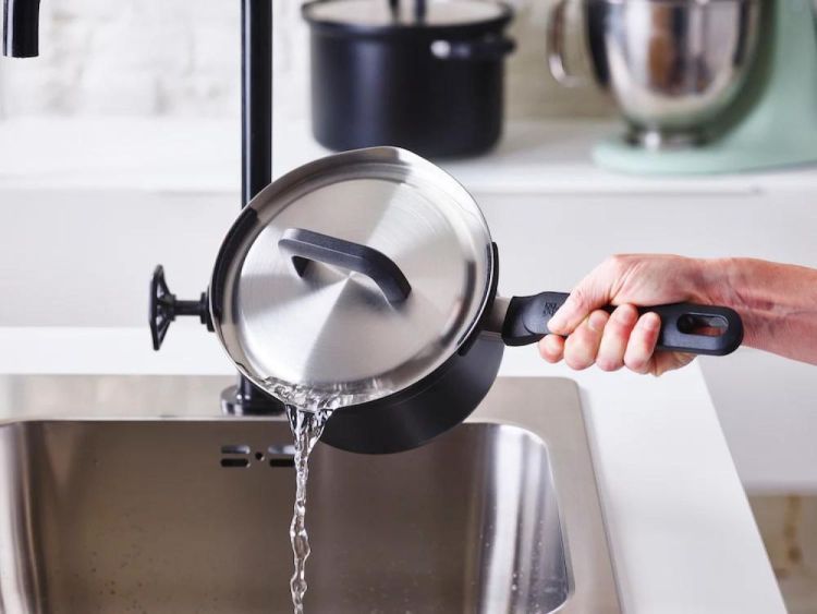 BK Set de casseroles Flow Cool Black BK 4 pièces inox (Black) - Panache (Koksijde)