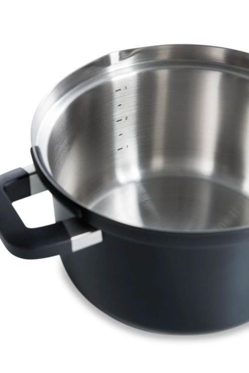 BK Set de casseroles Flow Cool Black BK 4 pièces inox (Black) - Panache (Koksijde)