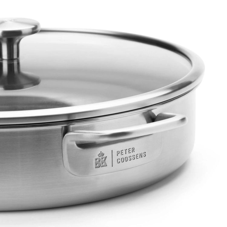 BK Kookpot laag met deksel Maestro Durabond Hybride 30cm - Peter Goossens (Inox) - Panache (Koksijde)