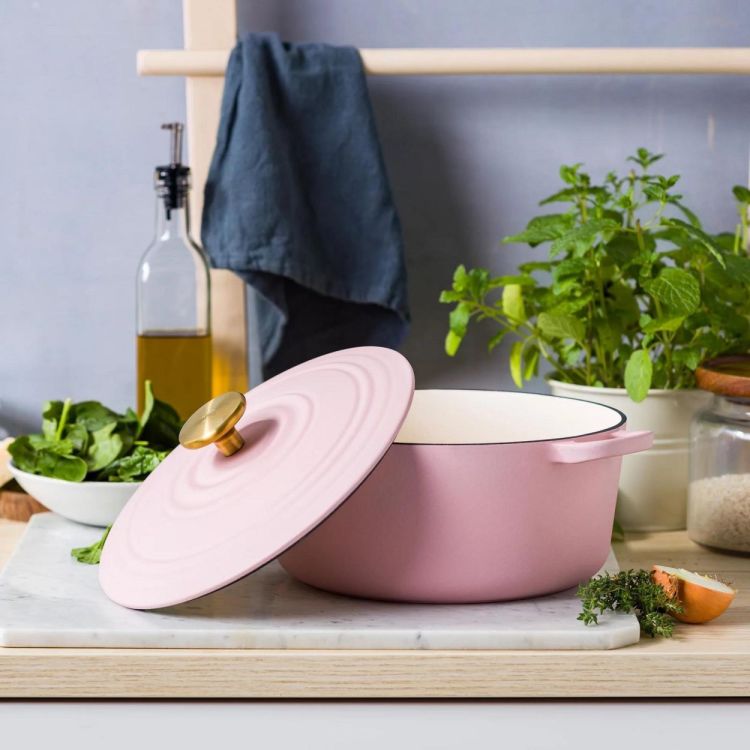 BK Ronde stoofpot Bourgogne 24cm 4,2l Blush Pink (Blush Pink) - Panache (Koksijde)