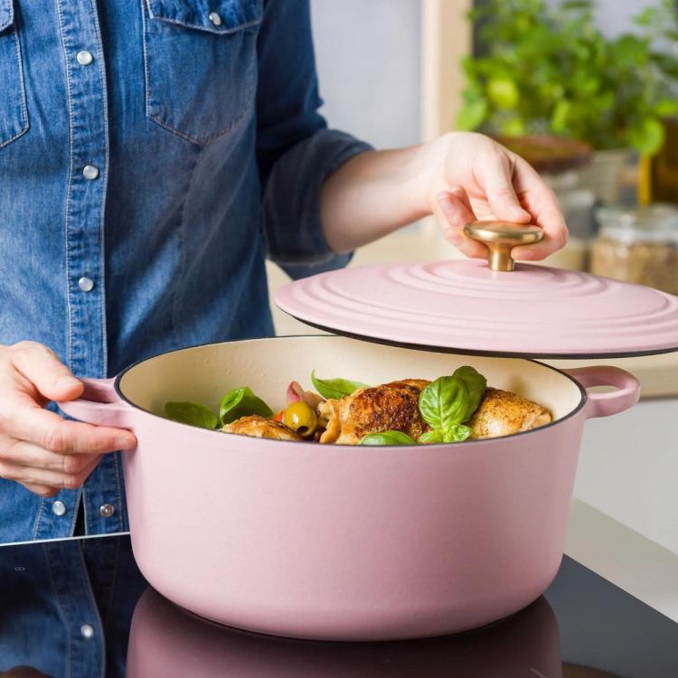 BK Ronde stoofpot Bourgogne 28cm 6,7l Blush Pink (Blush Pink) - Panache (Koksijde)