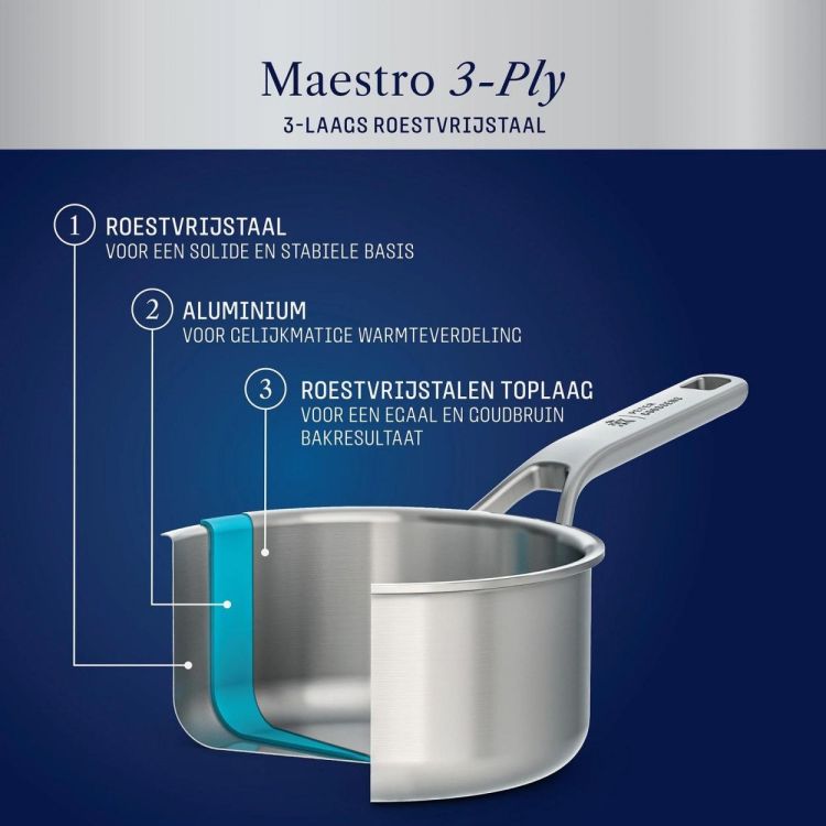 BK Steelpan Maestro 16cm - Peter Goossens (Inox) - Panache (Koksijde)