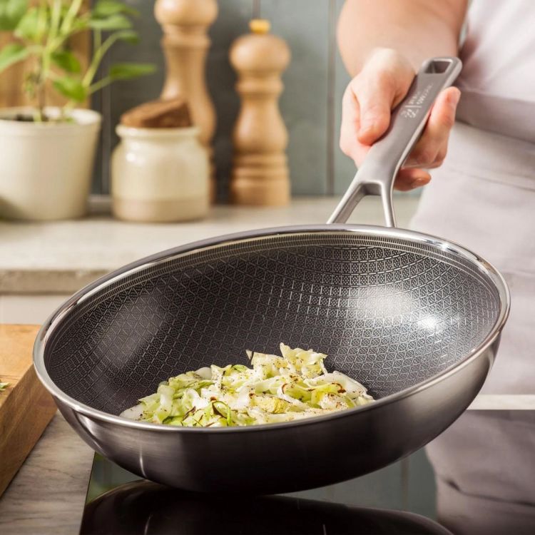 BK Wok Maestro Durabond Hybride 28cm - Peter Goossens (Inox) - Panache (Koksijde)