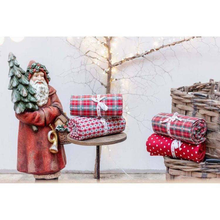 Blanc Mariclo Tafelnap Kerst 140x240cm (Rood) - Panache (Koksijde)