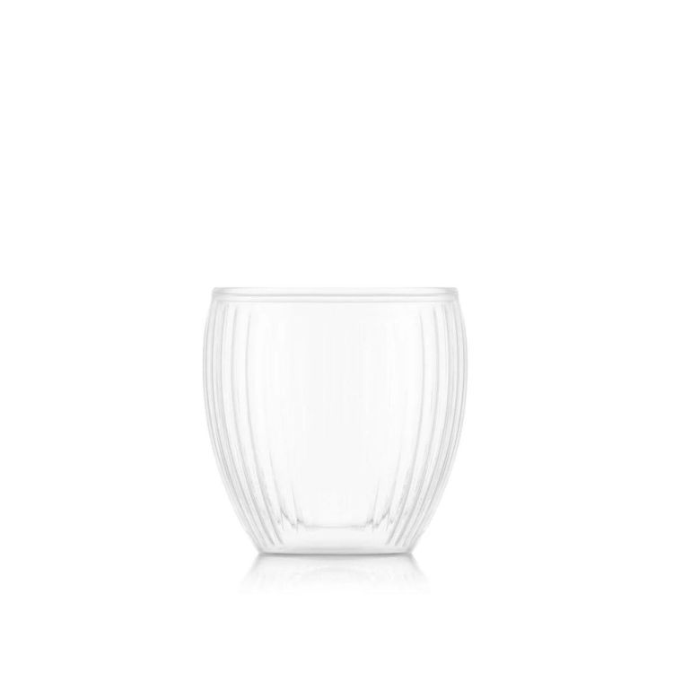 Bodum 2 verres Pavina double paroi 200ml (Transparant) - Panache (Koksijde)